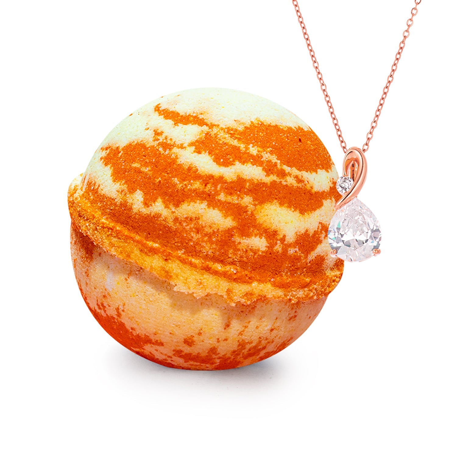 Sweet Sunset | 10oz Mystery Jewelry Bath Bomb — Hidden Jewel Worth $20–$7,500